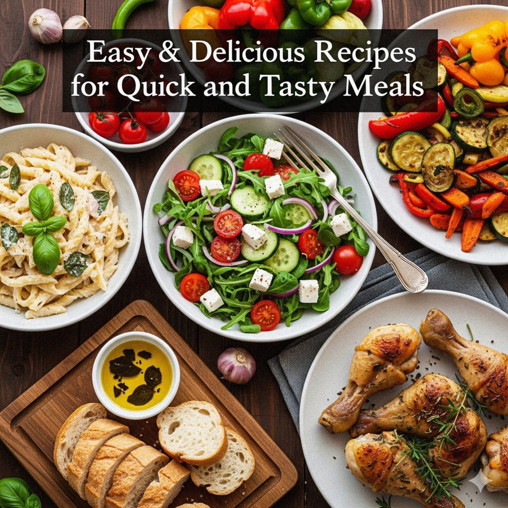 15 easy and delicious recipes to try at home for quick and tasty meals