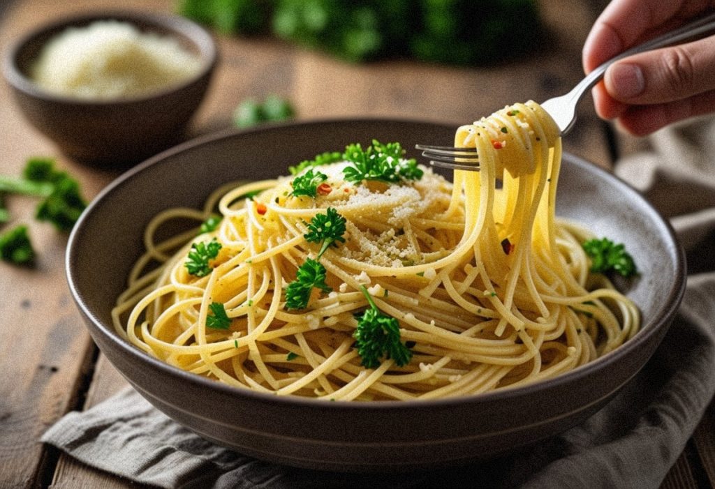 classic garlic butter pasta (1)