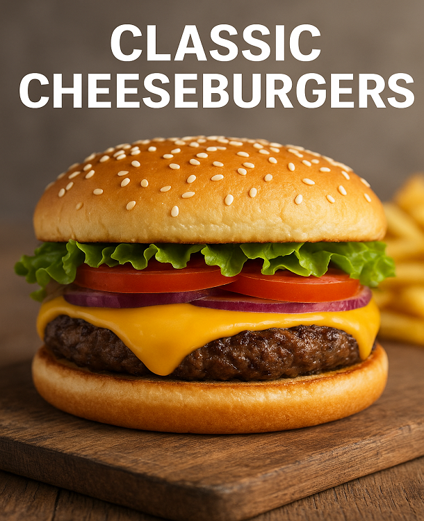 classic cheeseburgers