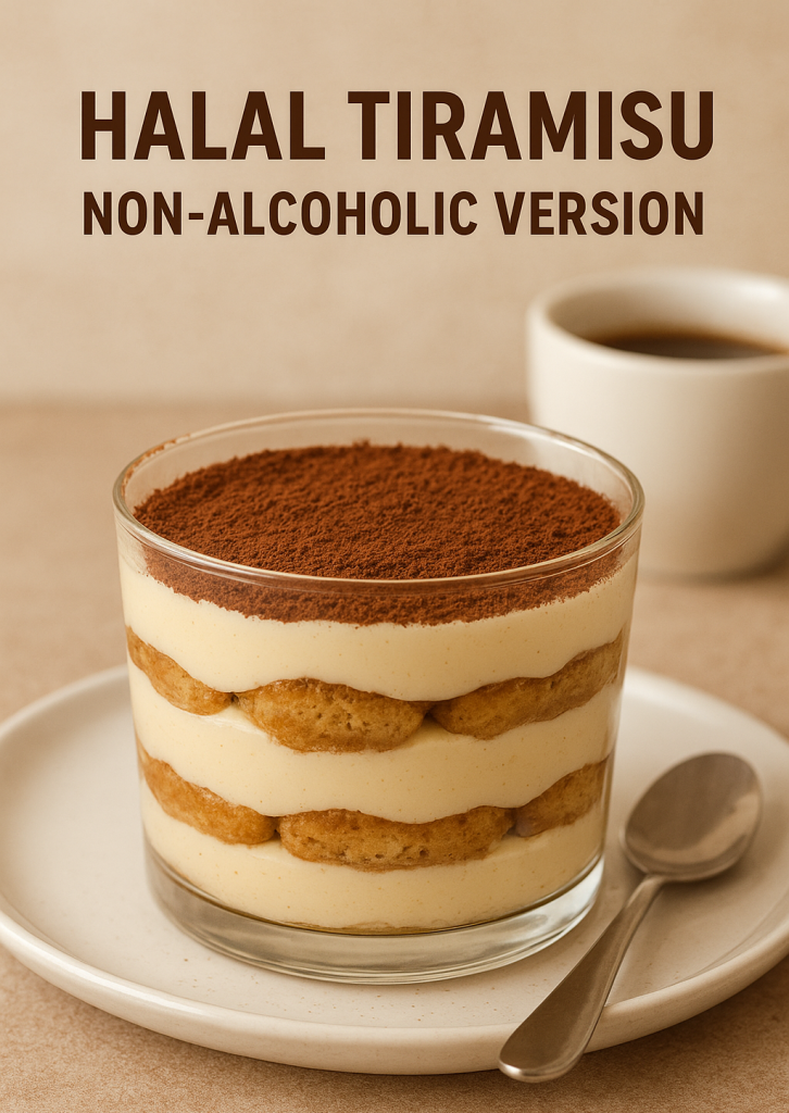 halal tiramisu (non alcoholic version)