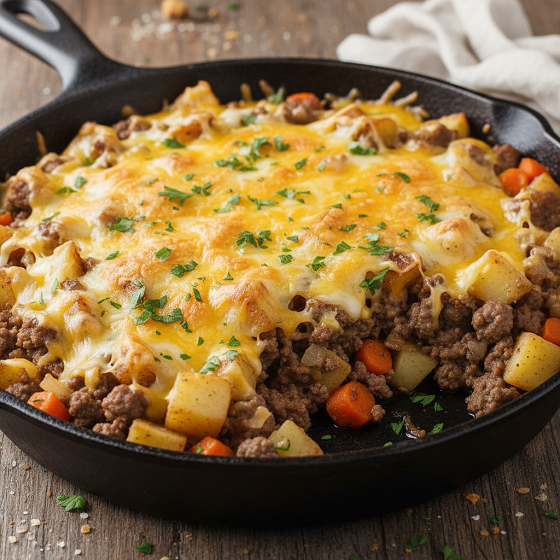 hobo casserole with ground beef