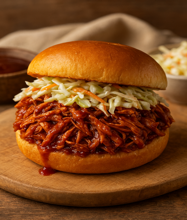 pulled bbq chicken sandwiches