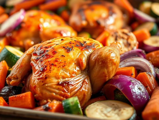 sheet pan chicken & veggies