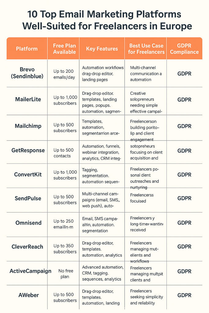 top email marketing platforms
