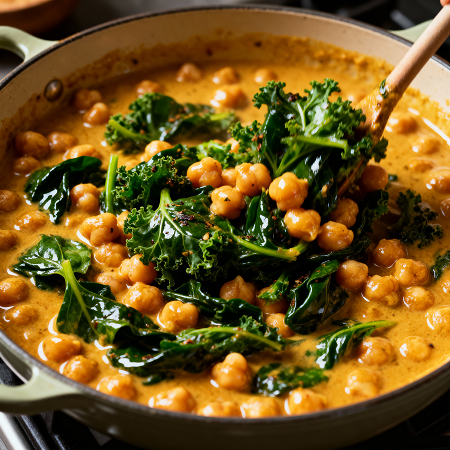 vegan, quick dinner, curry, chickpea recipe,