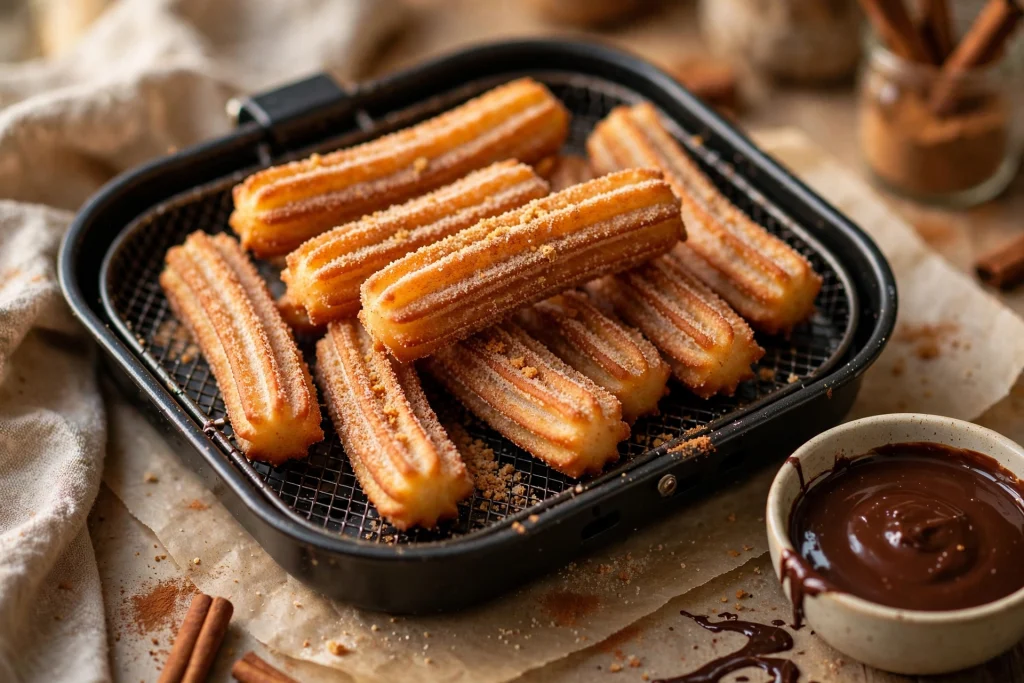 How to Make Easy Churros in the Air Fryer | Sweet Dessert Idea air fryer churros