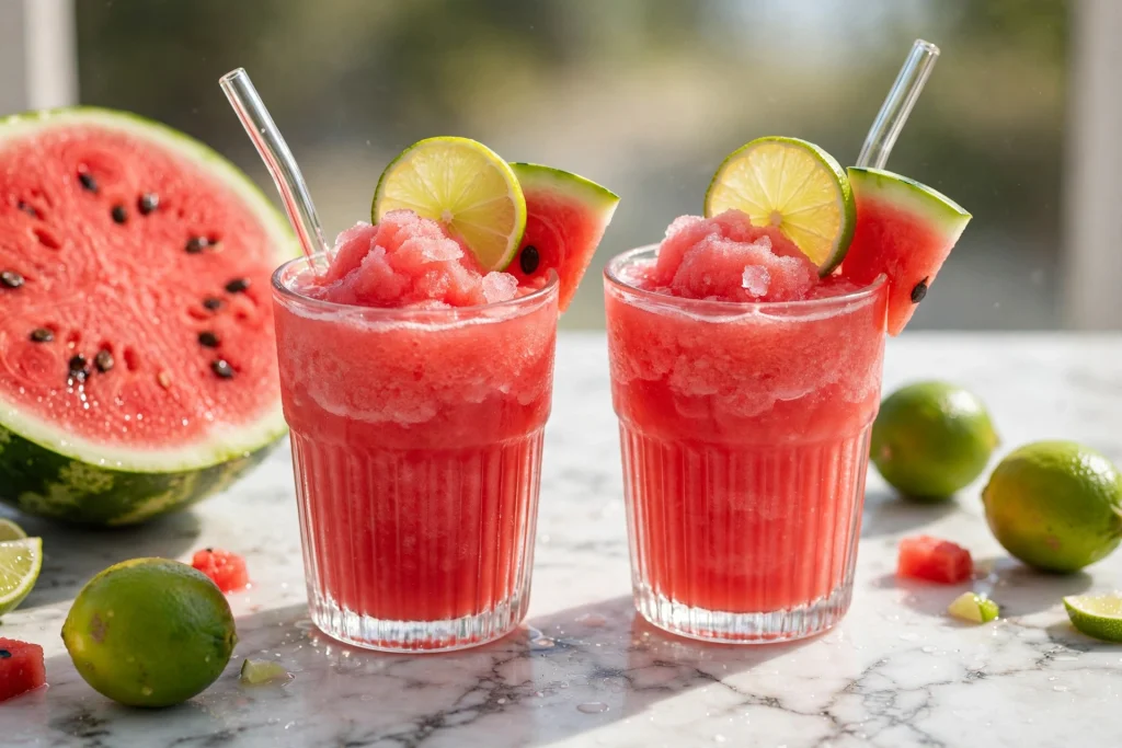 Easy Watermelon Slushie Recipe | Refreshing Summer Drink watermelon slushies summer